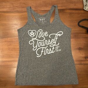 First Edition Always Keep Fighting Racerback Tank Top
